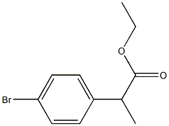 ETHYL 2-(4-BROMOPHENYL)PROPANOATE Structure