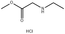 Ethylamino-acetic acid methyl ester hydrochloride Structure