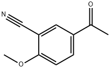 5-Acetyl-2-methoxy-benzonitrile 구조식 이미지