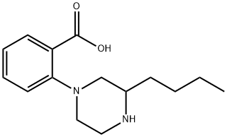 1-(2-carboxyphenyl)-3-n-butyl piperazine Structure