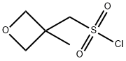 (3-METHYLOXETAN-3-YL)METHANESULFONYL CHLORIDE Structure