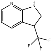 3-(trifluoromethyl)-2,3-dihydro-1H-pyrrolo[2,3-b]pyridine 구조식 이미지