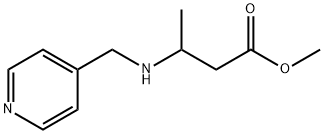 methyl 3-{[(pyridin-4-yl)methyl]amino}butanoate 구조식 이미지