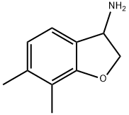 6,7-Dimethyl-2,3-dihydro-benzofuran-3-ylamine 구조식 이미지