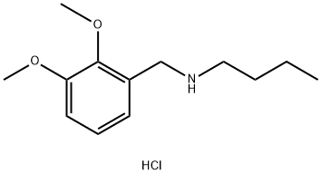 butyl[(2,3-dimethoxyphenyl)methyl]amine hydrochloride Structure