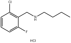 butyl[(2-chloro-6-fluorophenyl)methyl]amine hydrochloride Structure