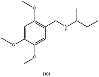 (butan-2-yl)[(2,4,5-trimethoxyphenyl)methyl]amine hydrochloride 구조식 이미지