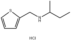 (butan-2-yl)[(thiophen-2-yl)methyl]amine hydrochloride Structure