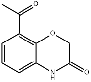 2H-1,4-Benzoxazin-3(4H)-one, 8-acetyl- 구조식 이미지