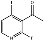 1-(2-FLUORO-4-IODO-3-PYRIDINYL)-ETHANONE 구조식 이미지