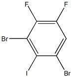 1,3-dibromo-4,5-difluoro-2-iodobenzene Structure