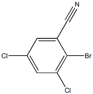 2-bromo-3,5-dichlorobenzonitrile Structure