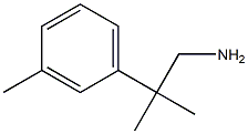 2-Methyl-2-m-tolyl-propylamine Structure