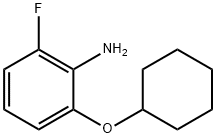 2-(Cyclohexyloxy)-6-fluoroaniline Structure