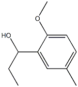 1-(2-methoxy-5-methylphenyl)propan-1-ol Structure