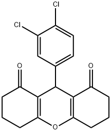 9-(3,4-Dichloro-phenyl)-3,4,5,6,7,9-hexahydro-2H-xanthene-1,8-dione Structure