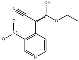 3-ethoxy-3-hydroxy-2-(3-nitropyridin-4-yl)acrylonitrile Structure