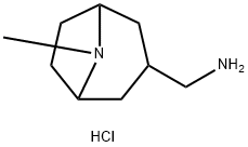 (8-Methyl-8-azabicyclo[3.2.1]octan-3-yl)methanamine dihydrochloride 구조식 이미지