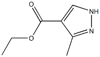 1H-Pyrazole-4-carboxylic acid, 3-methyl-, ethyl ester 구조식 이미지