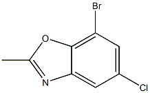 7-bromo-5-chloro-2-methylbenzo[d]oxazole Structure