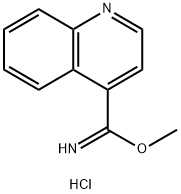 methyl quinoline-4-carboximidate hydrochloride Structure