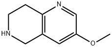 3-methoxy-5,6,7,8-tetrahydro-1,6-naphthyridine Structure