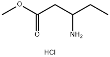 methyl 3-aminopentanoate hydrochloride Structure