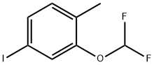 2-(difluoromethoxy)-4-iodo-1-methylbenzene 구조식 이미지