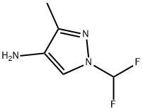 1-(difluoromethyl)-3-methyl-1H-pyrazol-4-amine Structure