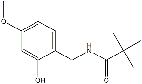 N-[(2-hydroxy-4-methoxyphenyl)methyl]-2,2-dimethylpropanamide Structure