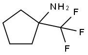 1-Trifluoromethyl-1-cyclopentylamine Structure