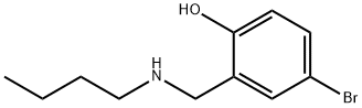 4-bromo-2-[(butylamino)methyl]phenol 구조식 이미지