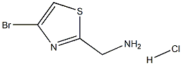 (4-bromothiazol-2-yl)methanamine hydrochloride 구조식 이미지