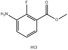 methyl 3-amino-2-fluorobenzoate 구조식 이미지