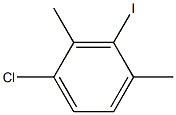 1-chloro-3-iodo-2,4-dimethylbenzene Structure