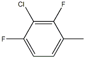 2-chloro-1,3-difluoro-4-methylbenzene Structure