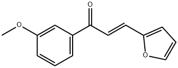 (2E)-3-(furan-2-yl)-1-(3-methoxyphenyl)prop-2-en-1-one 구조식 이미지
