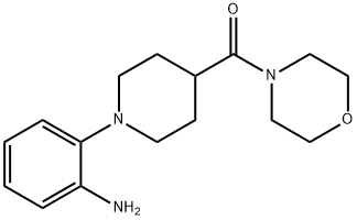 [1-(2-Amino-phenyl)-piperidin-4-yl]-morpholin-4-yl-methanone Structure