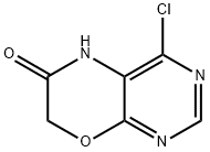 4-chloro-5H-pyrimido[4,5-b][1,4]oxazin-6(7H)-one 구조식 이미지