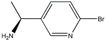 (S)-1-(6-BROMOPYRIDIN-3-YL)ETHANAMINE 구조식 이미지