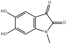 5,6-Dihydroxy-1-methyl-1H-indole-2,3-dione Structure
