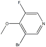 3-bromo-5-fluoro-4-methoxypyridine 구조식 이미지