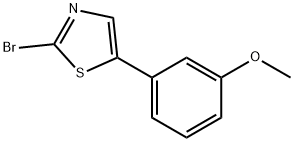 2-Bromo-5-(3-methoxyphenyl)thiazole 구조식 이미지