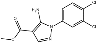 methyl 5-amino-1-(3,4-dichlorophenyl)-1H-pyrazole-4-carboxylate 구조식 이미지