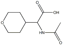 2-acetamido-2-(oxan-4-yl)acetic acid Structure