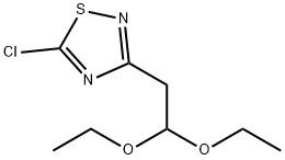 5-chloro-3-(2,2-diethoxyethyl)-1,2,4-thiadiazole Structure