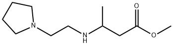 methyl 3-{[2-(pyrrolidin-1-yl)ethyl]amino}butanoate Structure