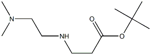 tert-butyl 3-{[2-(dimethylamino)ethyl]amino}propanoate 구조식 이미지