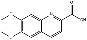 6,7-Dimethoxy-quinoline-2-carboxylic acid 구조식 이미지