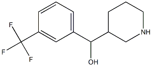piperidin-3-yl[3-(trifluoromethyl)phenyl]methanol 구조식 이미지